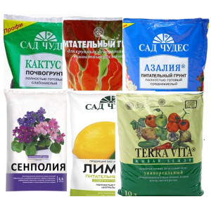 Грунты для комнатных растений